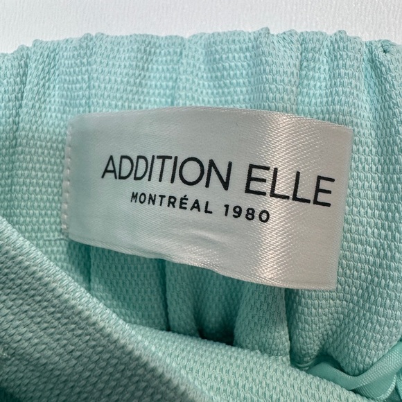 Addition Elle Mint High-Waist Dressy Shorts - Picture 6 of 8